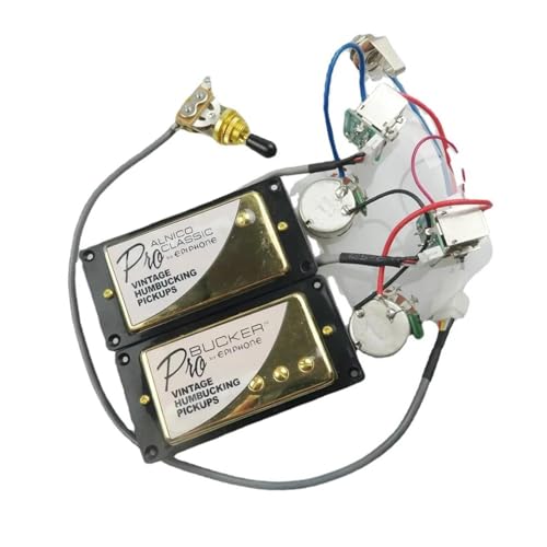 Micro guitare double bobine classique avec câble push pull pour débutant