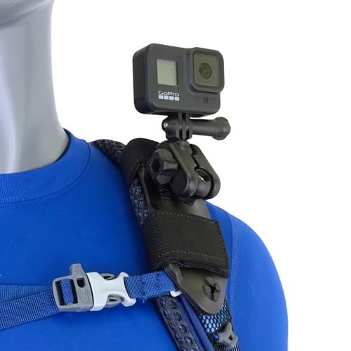 STUNTMAN Pack Mount - Support de Sac à Dos à Sangle d'épaule pour GoPro et Autres caméras d'action