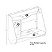 Prepac Kurv Floating Desk, White (WEHW-0901-1)