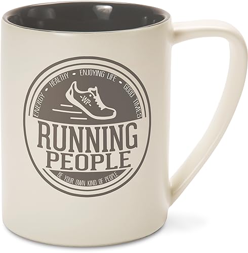 Pavilion - Running People - Gray & Cream 18 oz