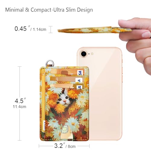 Image of FurArt Slim Minimalist Wallet, Front Pocket Wallets, RFID Blocking, Credit Card Holder for Men
