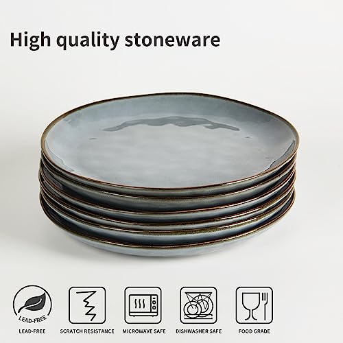 famiware-Dinner-Plates-Set-of-6-1025-inch-Pasta-Plate-Ocean-Round-Stoneware-Dessert-Plates-Dish-Set-for-Kitchen-Microwave-Dishwasher-Safe-Scratch-Resistant-Blue famiware Dinner Plates Set of 6 1025 inch Pasta Plate Ocean Round Stoneware Dessert Plates Dish Set for Kitchen Microwave Dishwasher Safe Scratch Resistant Blue