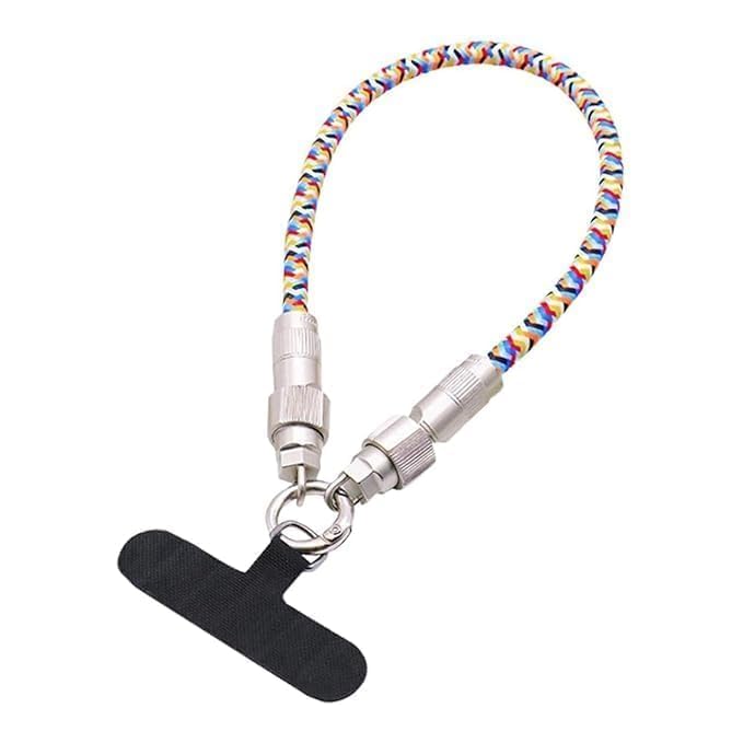 1 Pcs Wrist Strap Lanyard Built in USB-C2C Fast Charging Cable, PD60W USB-C Nylon Braid Cell Phone Phone Crossbody Lanyard-image-13