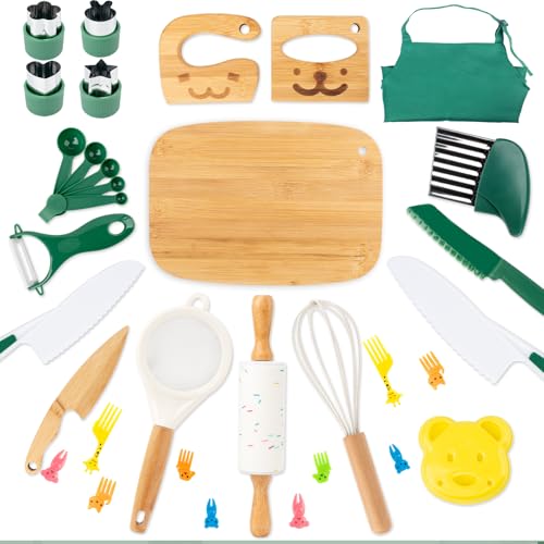 20 Pcs Kids Safe Knife Set for Real Cookin - image 8