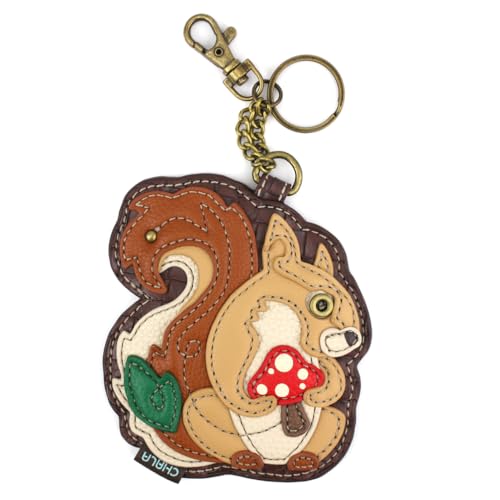 CHALA Woodland Collection Women's Decorative Key Fob/Coin Purse Accessory - Squirrel A
