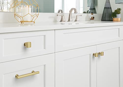 Amerock BP37105BBZ | Everett 5-1/16 inch (128 mm) Center-to-Center Golden Champagne Cabinet Pull | Kitchen Cabinet Hardware | Furniture Hardware | Bathroom Drawer Handle by Amerock - Used condition - Image 7