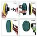 HERYBDCK 5pcs Cleaning Cloth Scrub Pad Industrial Scouring Pads Nylon Polishing Pad 4Inch Auto Car Buffing Pad Set Sponge Shower Bathtubs