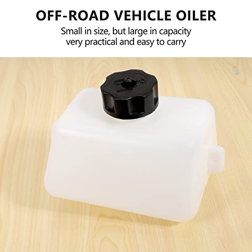 FutureHight 1L Dirt Bike Kraftstofftank, leichter und langlebiger Kunststoff-Benzintank mit schwarzem Deckel