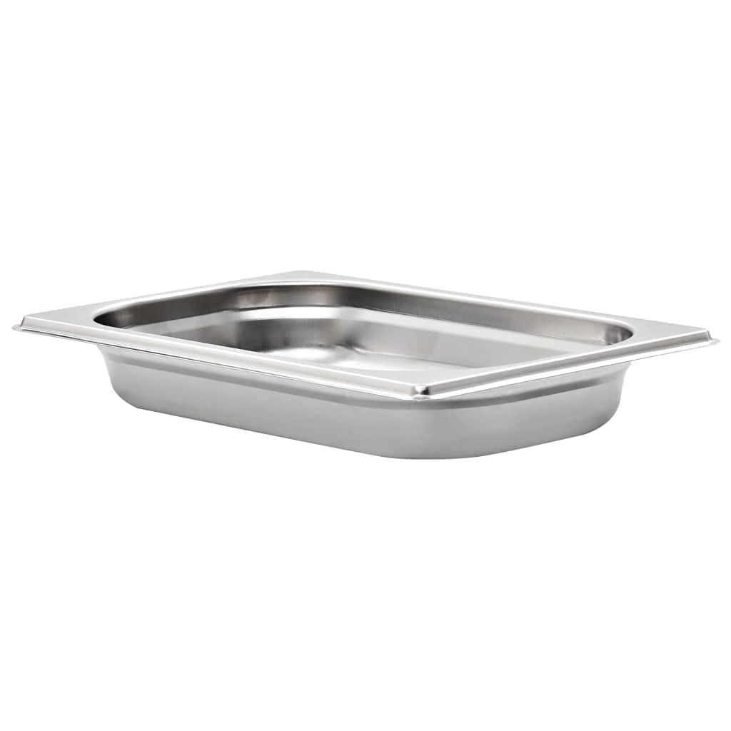 INLIFE Gastronorm - Contenedores (12 unidades, GN 1/4, 40 mm, acero inoxidable)