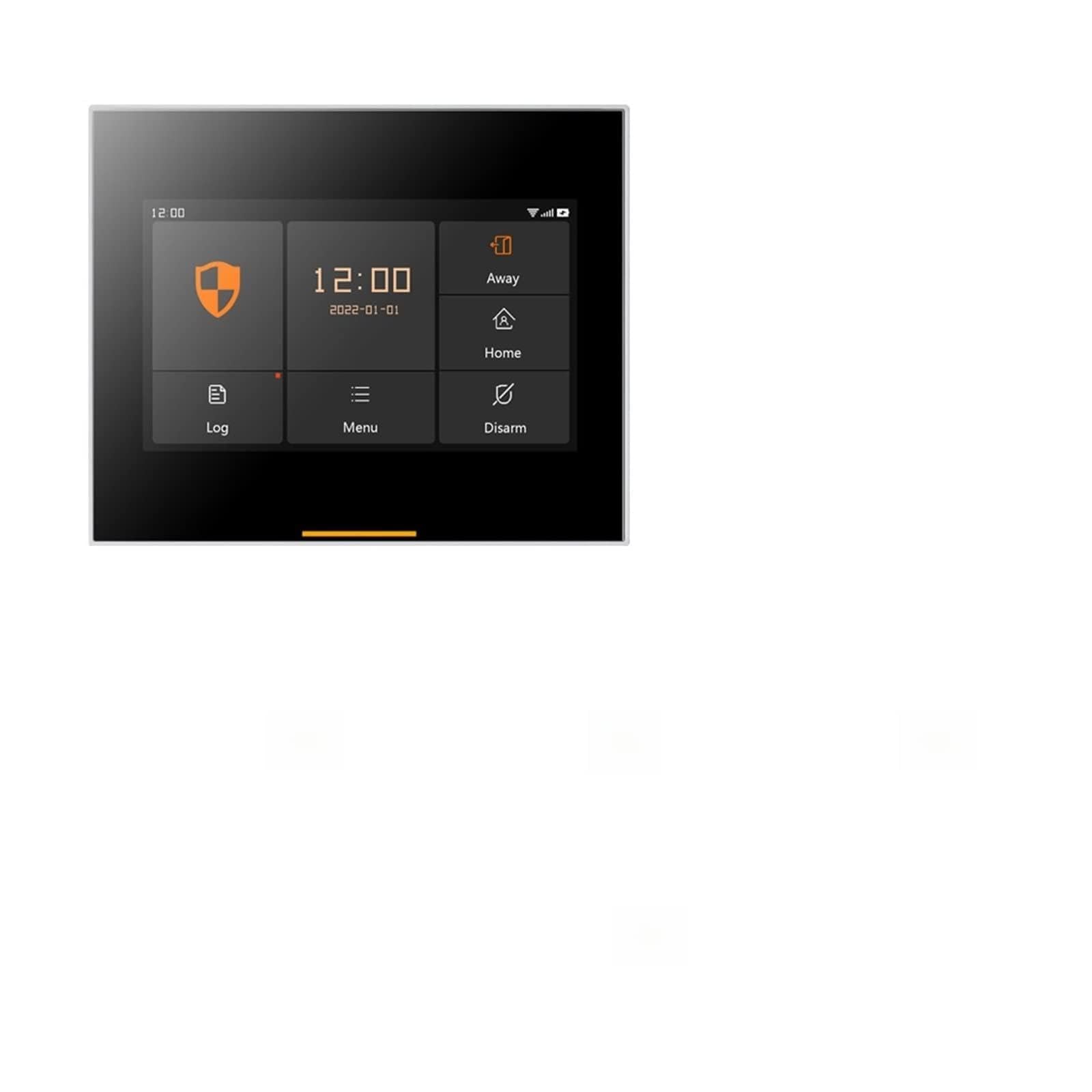 Bezprzewodowy alarm domowy, Tuya Smart Wireless GSM System alarmowy do domu z kompatybilnością z zewnętrzną syreną słoneczną(Ost-03-H501-2G-set-D)