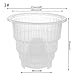 Produktbild Sqiuxia Mesh Pot Kunststoff Klar Orchidee Blume Container Pflanzer Home Gardening Dekoration,Transparent