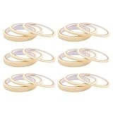 18 Rotoli Nastro Adesivo per Nail Art Beige in Carta