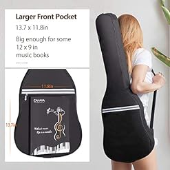 CAHAYA Housse pour Guitare électrique, Gig Bag rembourré de qualité supérieure avec Bandes réfléchissantes Sac à Dos… - Les Beatles, Paul McCartney, John Lennon, RIngo Starr, George Harrison CAHAYA Housse pour Guitare électrique, Gig Bag rembourré de qualité supérieure avec Bandes réfléchissantes Sac à Dos… – Image 6