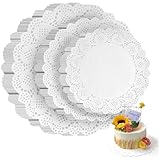 HAKSEN 108 PCS Paper Doilies, 6.5, 8.5 and 10.5 inch Lace Doilies for Tables, Round Paper Placemats for Party Table Cakes Dessert Trays Tableware Crafts Wedding and More