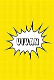  Vivan: Personalized Name Vivan Notebook, Gift for Vivan, Diary Gift Idea