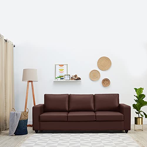 Image of Wakefit 3 Seater Sofa Set | 3 Year Warranty | Wooden Sofa, Napper(Romance : Dark Fantasy)