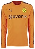 Im Thermodruck-Verfahren aufgebrachte PUMA Cat Brandings und BVB Logo auf Brust und Ärmeln