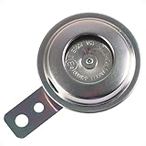 Evermotor Universal E-MARK E-geprüft Laut Horn Hupe 12V 1.5A Umweltschutzbeschichtung Signalhorn für Motorrad Fahrzeug Auto Moped Roller Scooter ATV