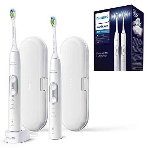 Sonicare HX6877/34 spazzolino elettrico Adulto Spazzolino sonico argento bianco