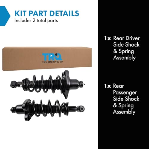Image of TRQ Rear Shock & Spring Assembly Set Fits 2016-2020 Honda Pilot