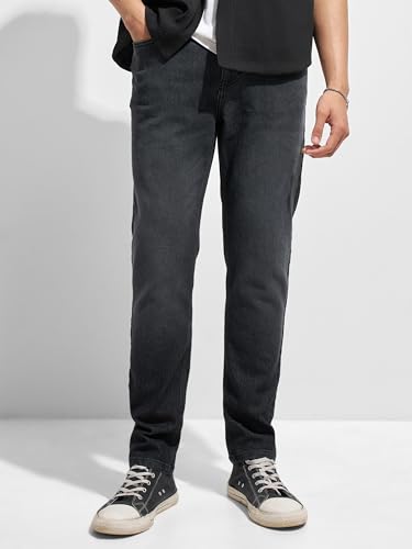 Image of Highlander Men's Straight Relaxed Fit Jeans | Stretchable | Everyday Comfort & Style| Jeans for Man|Premium Cotton Blend