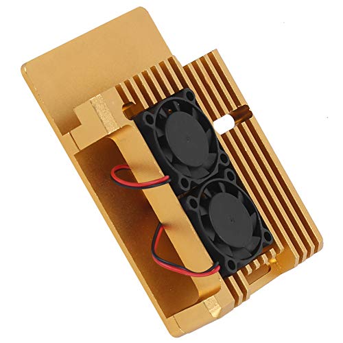 Shell, Confidential Mechanical Structure Reliable Durable Armor Case, for W/Dual Cooling Fan Computer Accessories Raspberry Pi 3 Model Aluminium Alloy