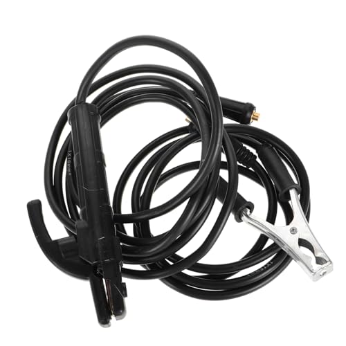 HEALLILY Welding Accessories Kit Electrode Holder Cables Weld Ground Clamp Ground Rod Wire Upgraded Weld Holder Parts for Home Projects