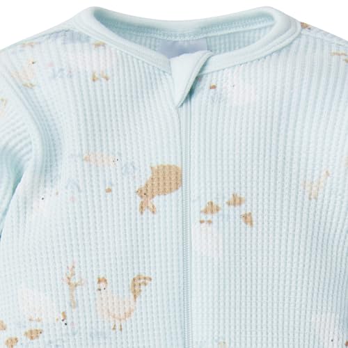 Image of Gerber Baby Boys & Girls 2-Pack 2-Way Zip Thermal Footed Sleep 'N Play