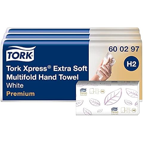 Tork Xpress Multifold-Handtücher Weiß H2, extraweich, 21 × 100 Tücher, 600297 Cover