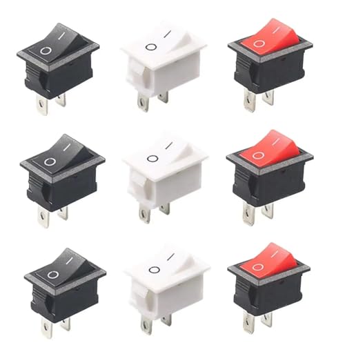Interruptor KCD101 de 2 pines para reparar lámparas de mesa y paneles de coche 2