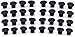 Bayattoo 22lr Rubber Primers of Training Dummy Rounds Improve Protection Safety Practice Dry Fire Snap Cap (40pcs)