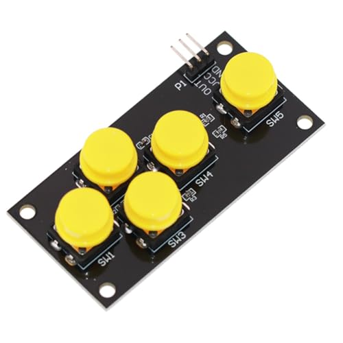 �A�i���O�{�^�� Arduino AD�L�[�{�[�h�p �d�q�u���b�N �V�~�����[�g 5�L�[���W���[��