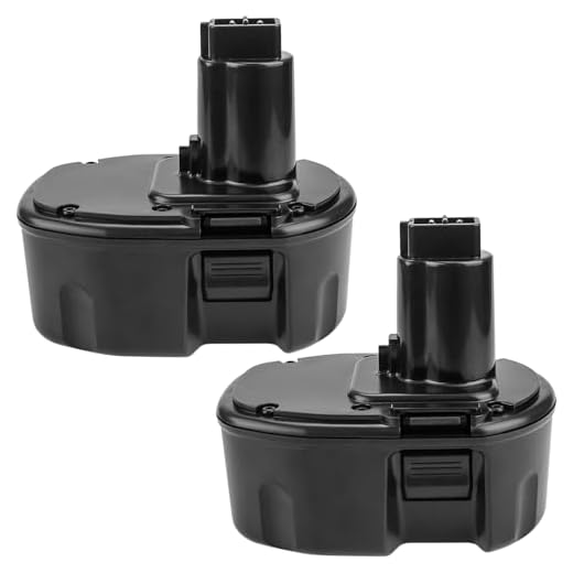 Fhybat 2 Packs 3600mAh Ni-Mh 14.4 Volt DC9091 DW9094 Battery Replacement for Dewalt 14.4V Batteries XRP DC9091 DW9094 DW9091 DC9094 DE9091 DE9092 DE9038(Black)