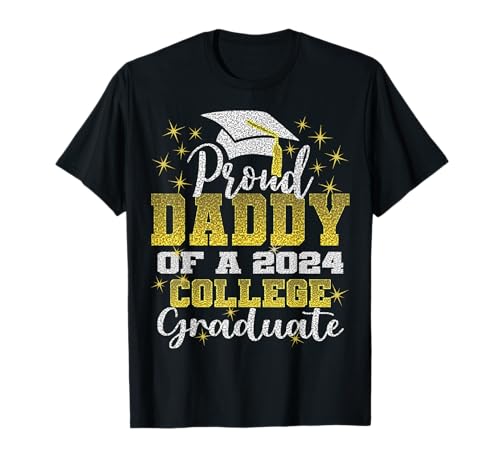 Proud Daddy of 2025 College Graduate Family 24 Graduación Camiseta