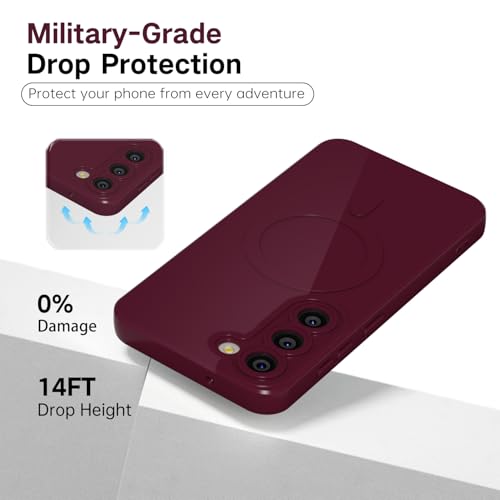 Coque silicone pour Samsung S23 compatible Magsafe Svanove