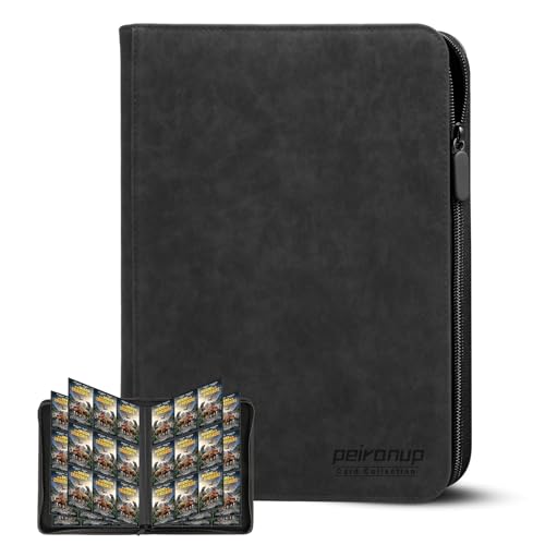 Sammelkarten Album 540 Pockets Karten Sammelalbum Groß Sammelkarten Ordner Sammelmappe Wasserdichter Ordner für Karte Sammelkarten Mappe 9 Pocket Sammelalbum 30 Pcs Seite