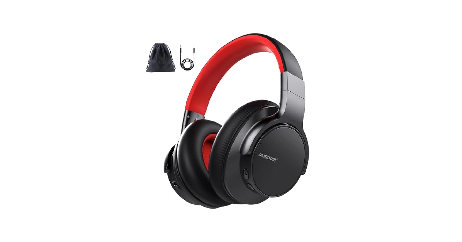 オースダム Bluetooth 4.0 ワイヤレス ANC7 ブラック レッド オースダム Bluetooth 4.0 ワイヤレス ANC7 ブラック レッド