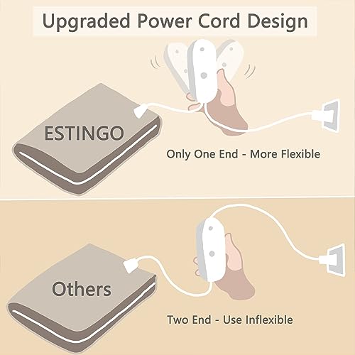 Estingo YCDM-EB5060 Heated Throw Blanket Electric Blanket Throw, Heated Blanket With 5 Heating Levels & 4 Hours Auto Off, Super Cozy Soft Sherpa Heating Blanket thumb #7