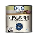 Johnstone's 431003 Cupboard Paint Deep Blue Gulf 750 ml
