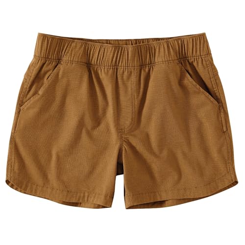 Carhartt Women's Force Relaxed Fit Ripstop Work Short, Carhartt Brown, 2X - image 1