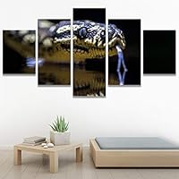 SIGNWIN 5 Panel Canvas Wall Art Coiling Around for Home Decorations Ready to Hang - 60
