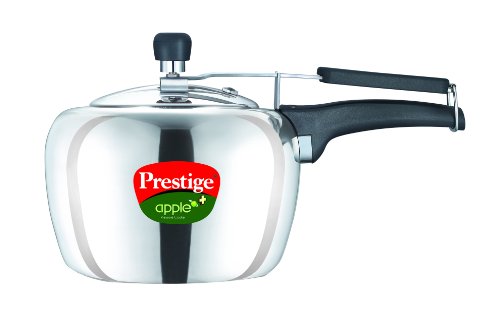 Prestige Apple Plus Induction Base Aluminium Pressure Cooker Silver 3L