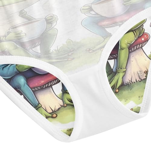 Cute Mushroom Frog Toddler Girls's Underwear 2T 202b9012 5