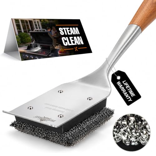 XUDKAKAIXIN Bristle-Free Grill Brush with 2 Heads