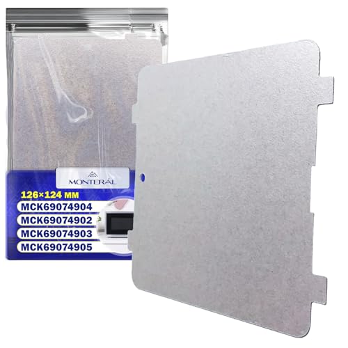 Plaque Mica Micro-ondes 126 x 124 mm avec code original MCK69074904 pour LG - MONTERAL