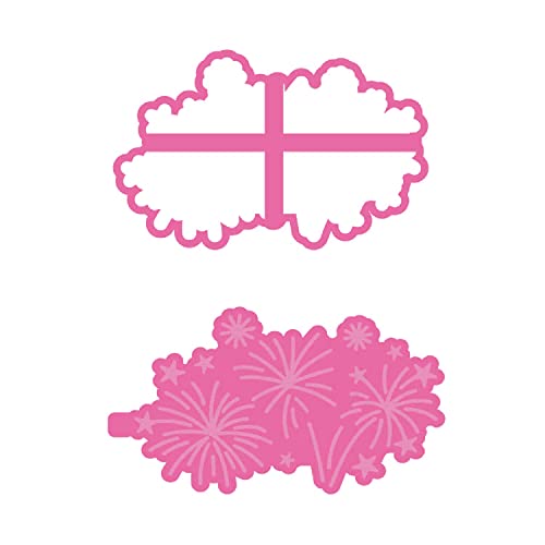LissieLou Fireworks - Sello para galletas y sello Cover