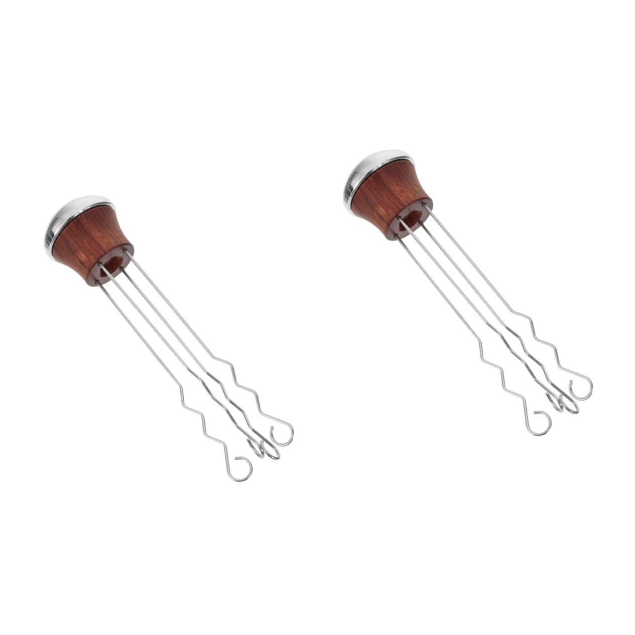Mikikit 2pcs Distributor Coffee Powder Whisk Coffee Stirrer Coffee Stirring Stirrer Coffee Stirrer Coffee Powder Stirrer Coffee Hand Stirrer Coffee Distribution Stirrer