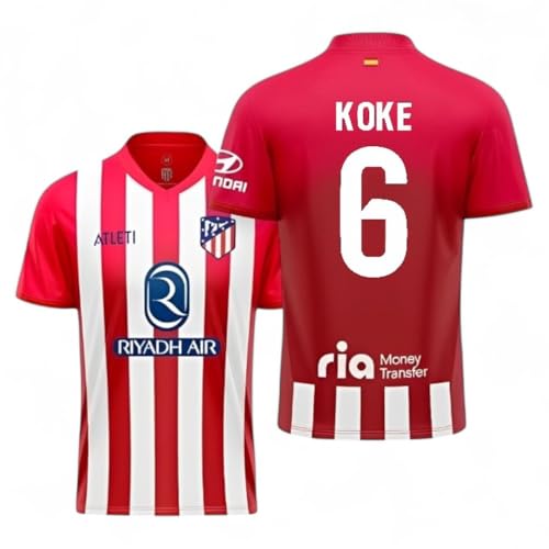 Genérico Atlético de Madrid 23 24 Camiseta 1ª Koke   Adulto Talla M