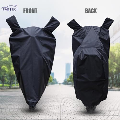 Image of FABTEC Waterproof Bike Body Cover Compatible with Bajaj Pulsar NS160, A2 (Black)