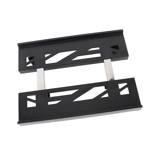 Soporte móvil para torre de computadora Dpofirs con ruedas | Soporte telescópico ajustable para CPU, carrito bajo escritorio con ruedas bloqueables miniatura 6